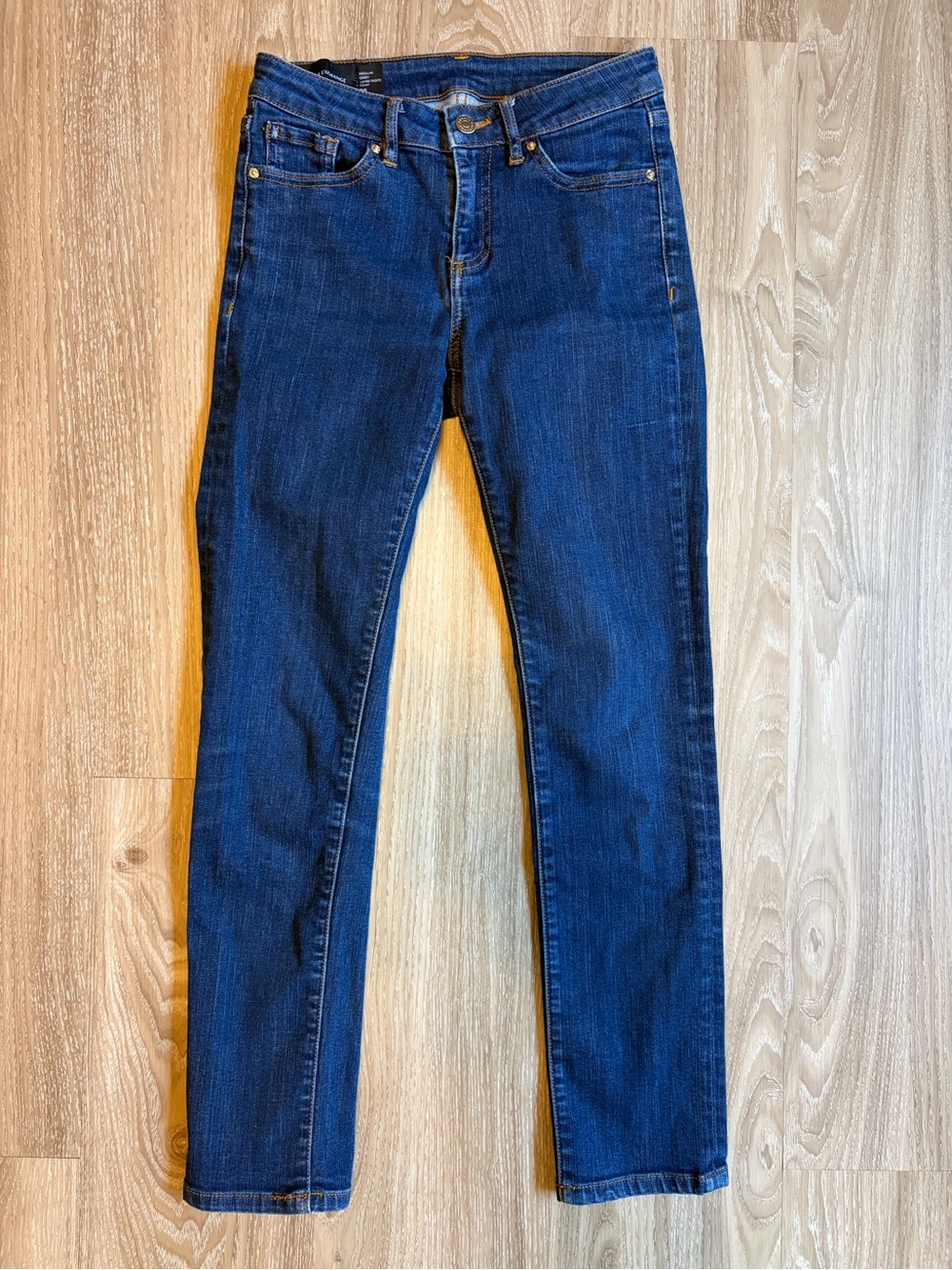 Armani Exchange Womens Deep Blue Skinny Jeans size 26 regular crop